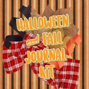 Halloween and Fall Scrap Packs Junk Journals Kits